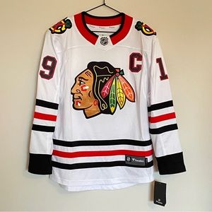 Fanatics Chicago Blackhawks Jonathan Toews Breakaway Away Sewn Jersey Sz Small